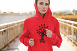 Tree Logo Hoodie Red (Black Logo)